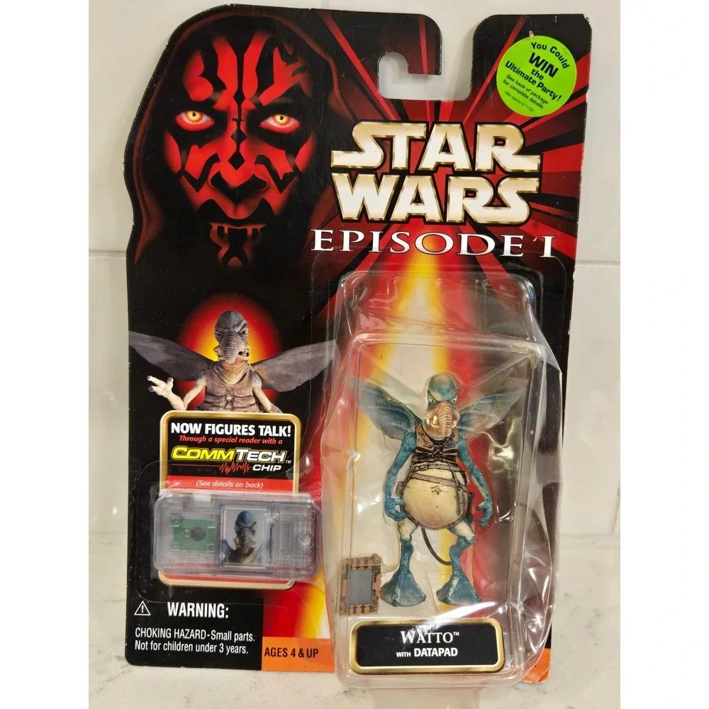 Star Wars Episode I Watto with Datapad Action Figure Hasbro 1998 CommTech Chip
